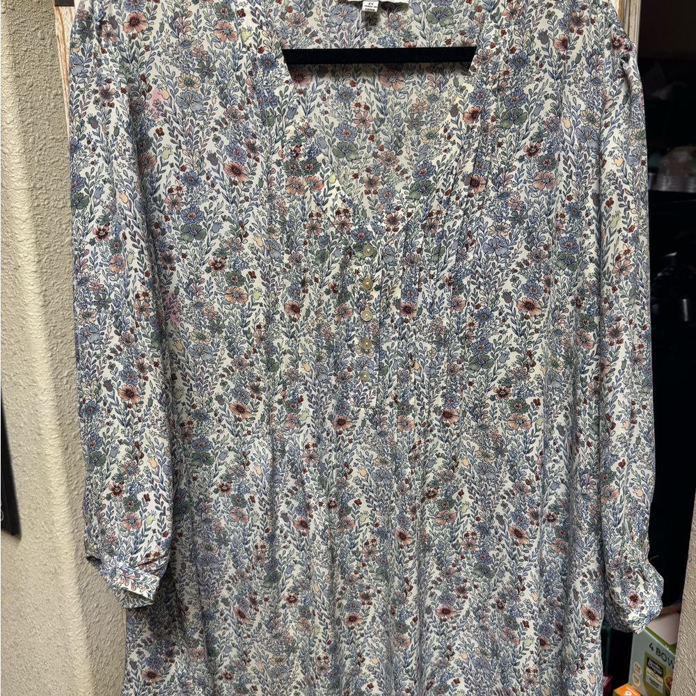 Rose & Olive Multicolor Floral blouse